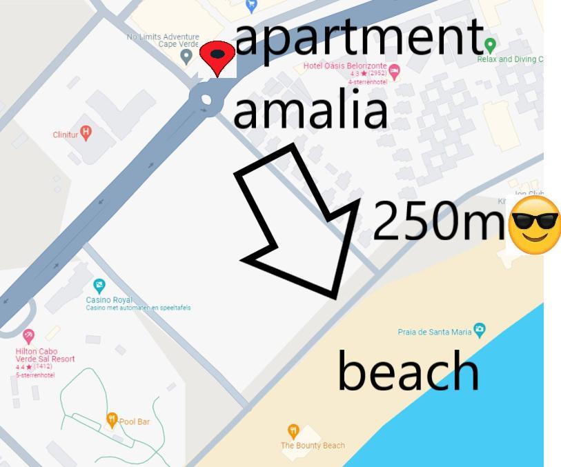 Appartement Amalia Sal Santa Maria Eksteriør billede